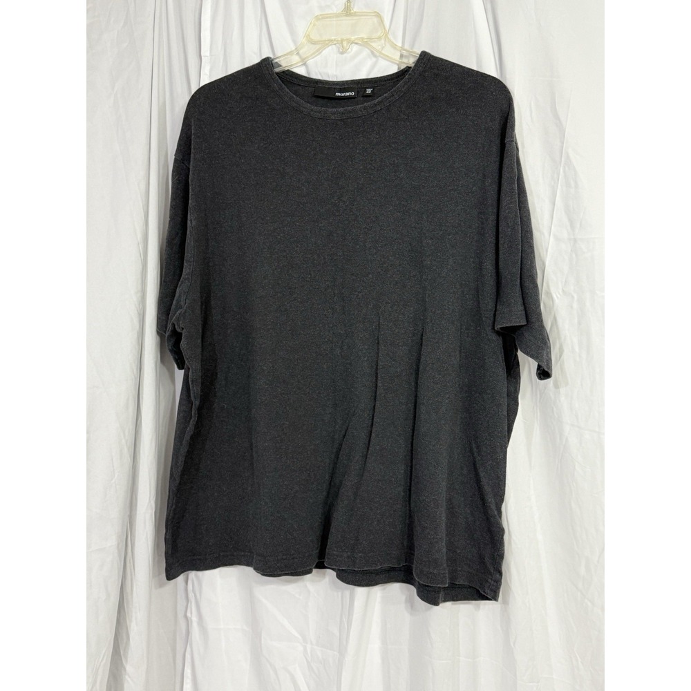 Murano‎ Charcoal Grey T-Shirt Short Sleeve Size 3X